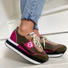 Femme No Name Baskets^-Boom Jogger Olive/Kaki
