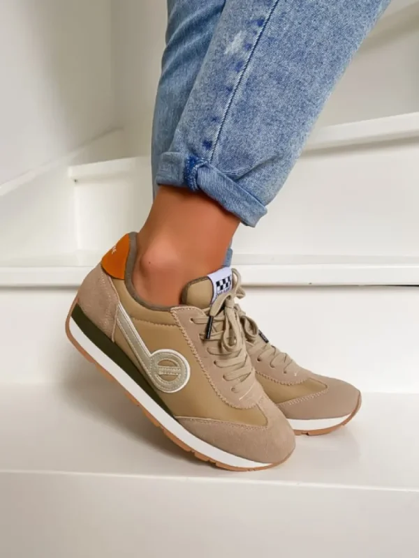 Femme No Name Baskets^-City Run Jogger Nude/
