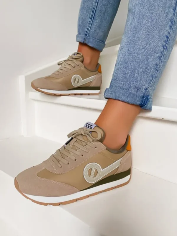 Femme No Name Baskets^-City Run Jogger Nude/