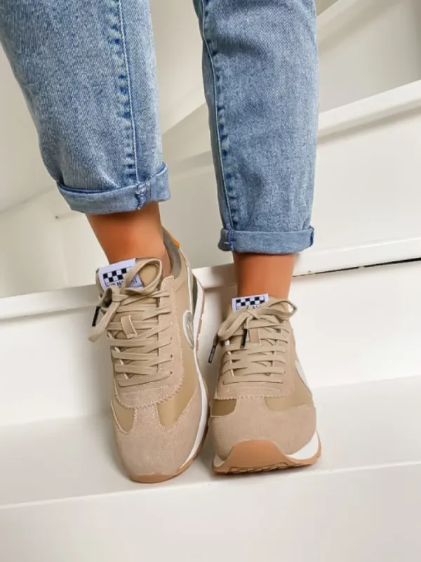 Femme No Name Baskets^-City Run Jogger Nude/