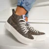 Femme No Name Baskets^-Iron Mid Willow Black