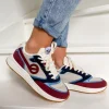 Femme No Name Baskets^-Power Jogger Burgundy/Dove