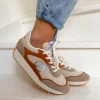Femme No Name Baskets^-Punky Jogger Abricot/