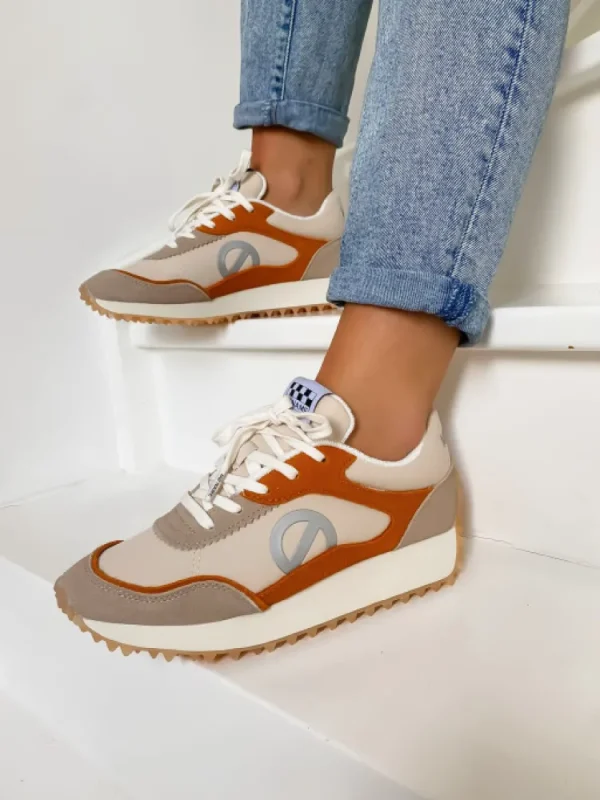 Femme No Name Baskets^-Punky Jogger Abricot/