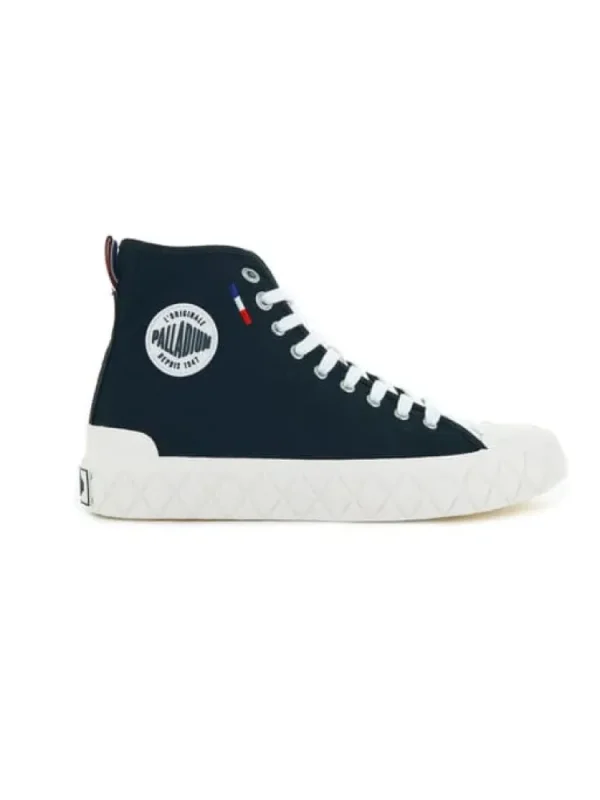 Femme Palladium Bottines^Palla Ace Canvas Mid Black-
