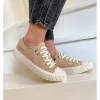 Femme Palladium Baskets^Palla Ace Canvas Nude Light-