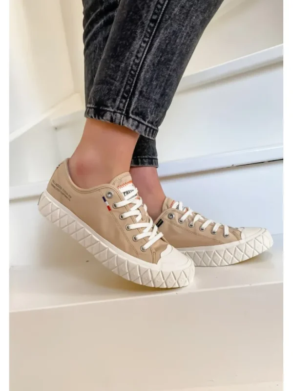 Femme Palladium Baskets^Palla Ace Canvas Nude Light-