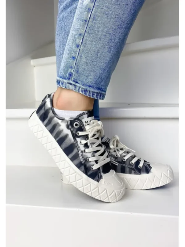 Femme Palladium Baskets^Palla Ace Lo Tiedye Black-