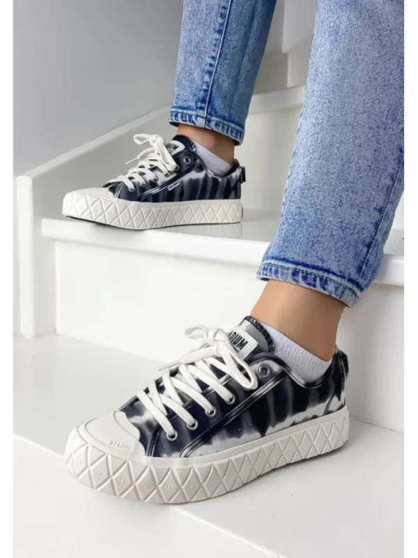 Femme Palladium Baskets^Palla Ace Lo Tiedye Black-