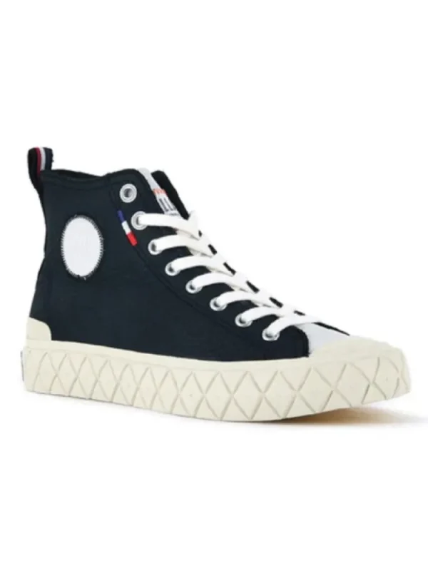 Femme Palladium Baskets^Palla Ace Mid Cuir Black-