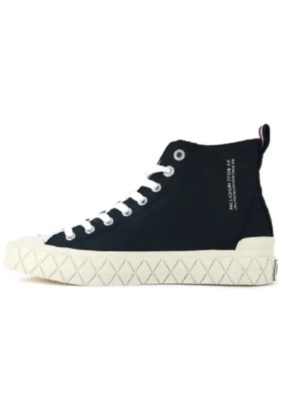 Femme Palladium Baskets^Palla Ace Mid Cuir Black-