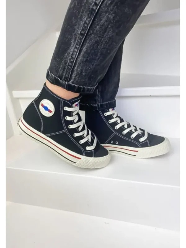 Femme Palladium Baskets^Palla Louvel Black-