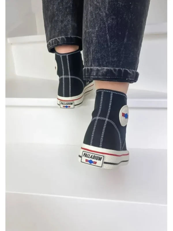 Femme Palladium Baskets^Palla Louvel Black-
