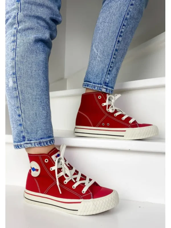 Femme Palladium Baskets^Palla Louvel Chilli Pepper-