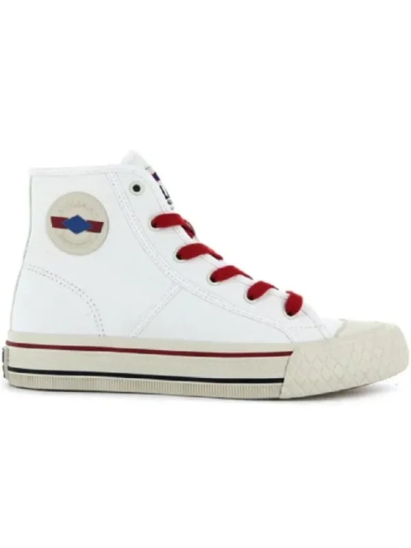 Femme Palladium Baskets^Palla Louvel Star White-