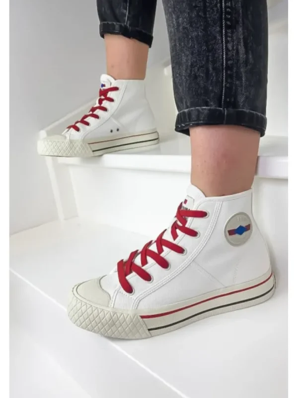 Femme Palladium Baskets^Palla Louvel Star White-