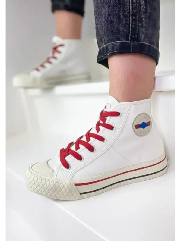 Femme Palladium Baskets^Palla Louvel Star White-