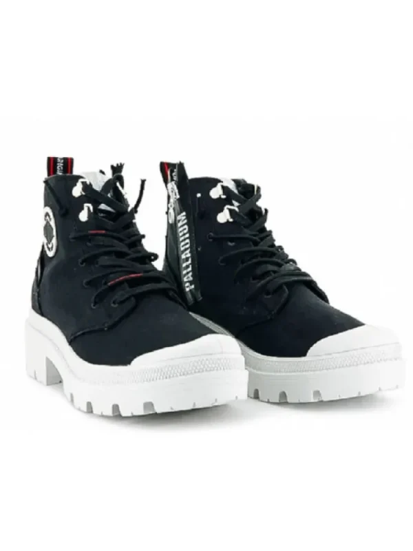 Femme Palladium Bottines^Pallabase Metro Black-