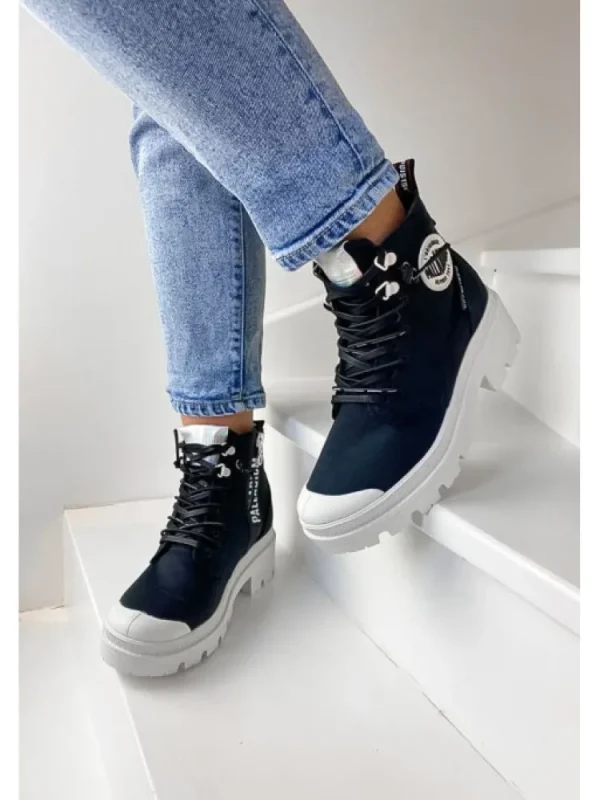 Femme Palladium Bottines^Pallabase Metro Black-