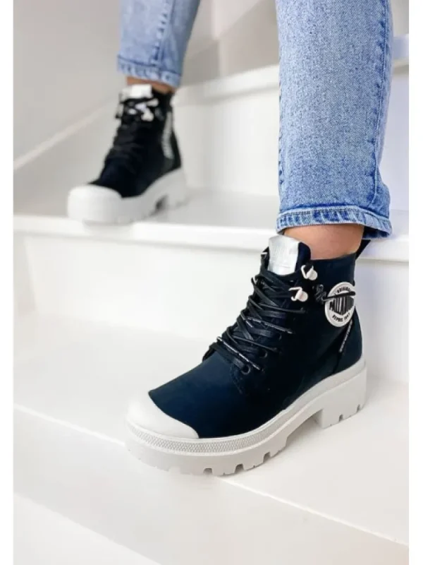 Femme Palladium Bottines^Pallabase Metro Black-