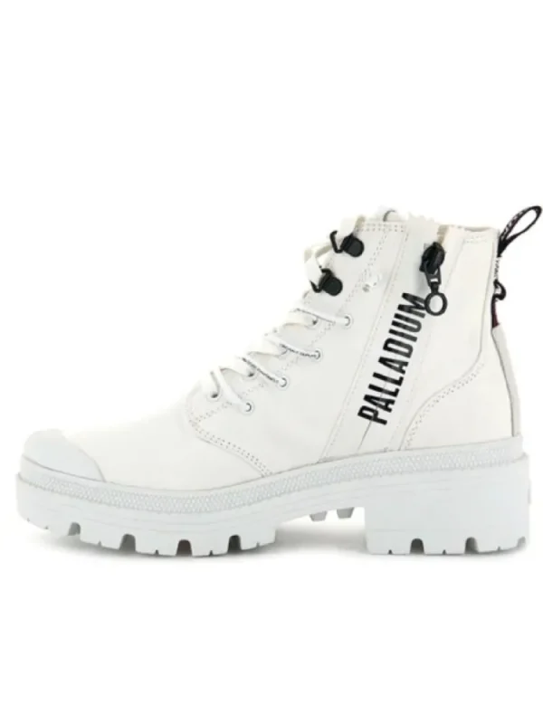 Femme Palladium Bottines^Pallabase Metro Star White-