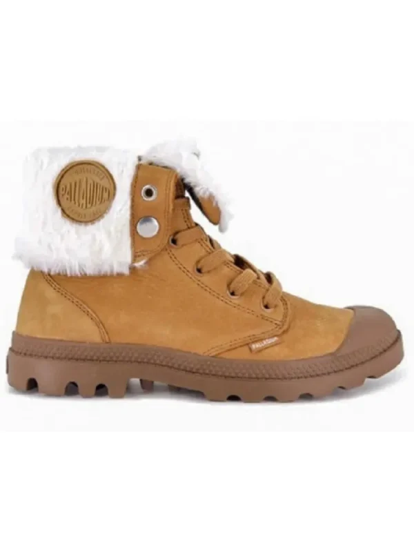 Femme Palladium Bottines^-Baggy Nubuck Wl Brown