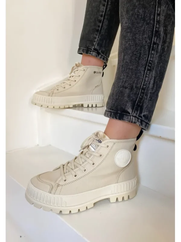 Femme Palladium Bottines^Pallashock Organic 2 Sahara-