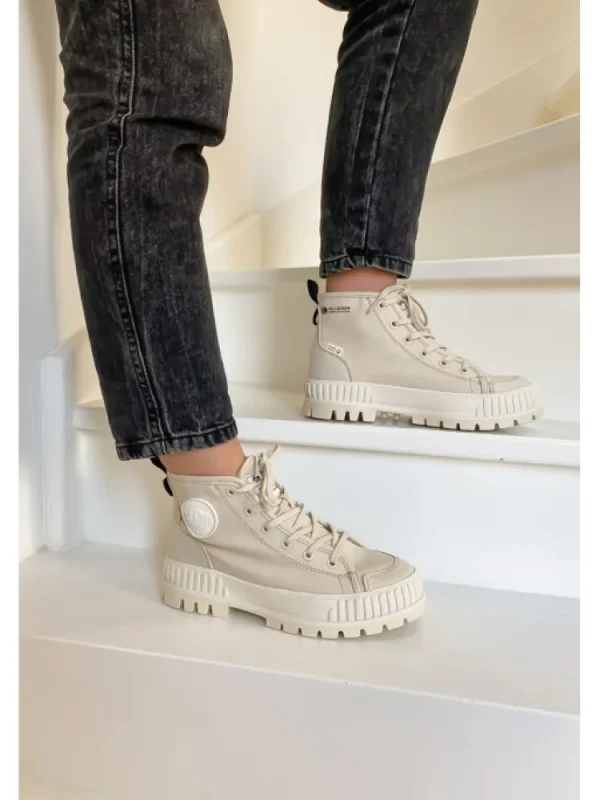 Femme Palladium Bottines^Pallashock Organic 2 Sahara-
