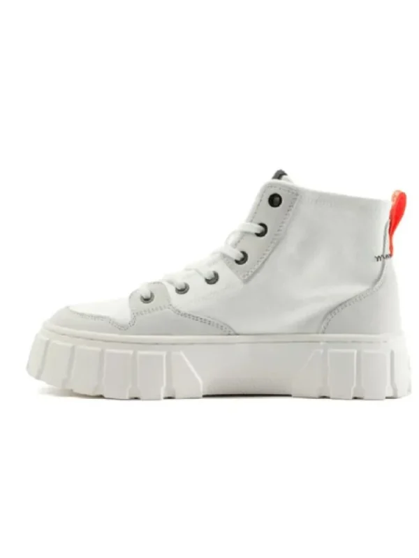 Femme Palladium Bottines^Pallatower Hi Star White-