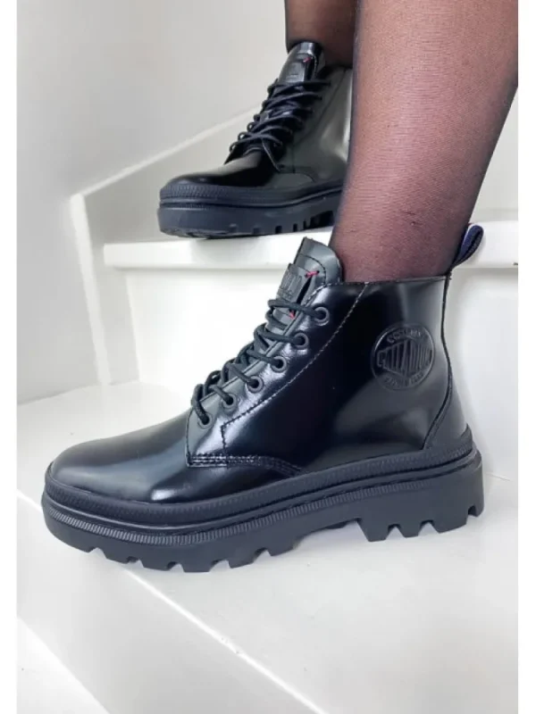 Femme Palladium Bottines^Pallatrooper Hi-1 Black-
