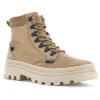 Femme Palladium Bottines^Pallatrooper Hiker Nubuck Tan-
