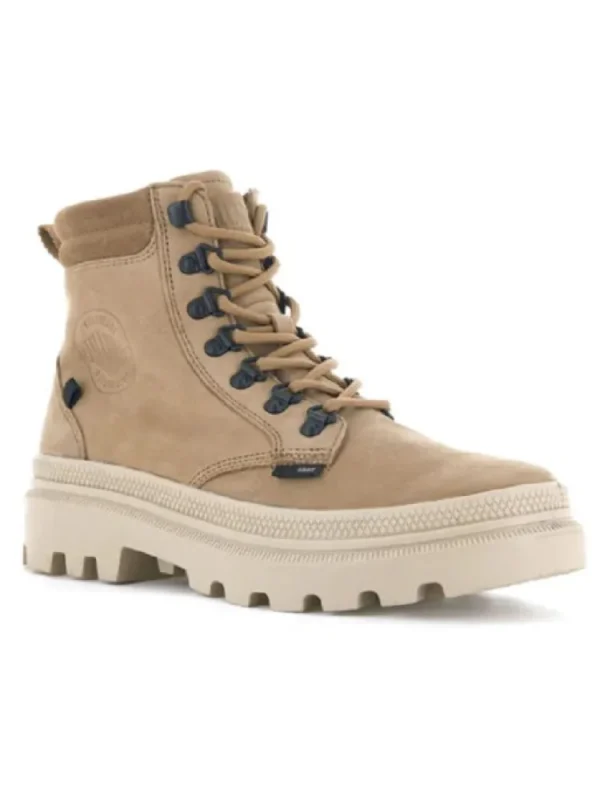 Femme Palladium Bottines^Pallatrooper Hiker Nubuck Tan-