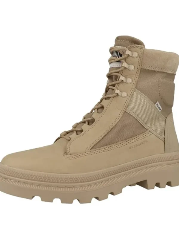 Femme Palladium Bottines^Pallatrooper Tactical Caramel-