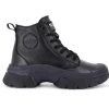 Femme Palladium Bottines^Pallawave Cuir Black-