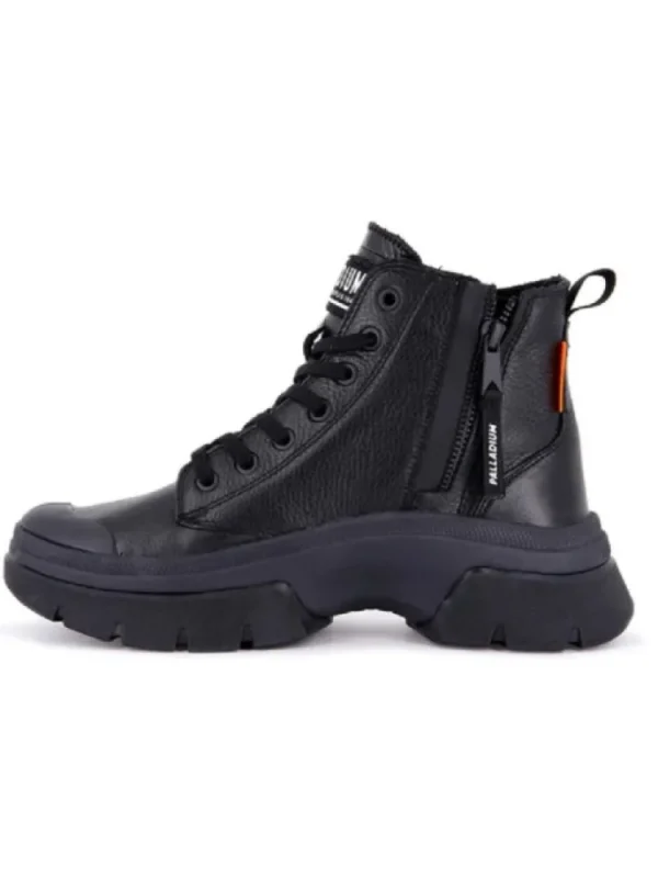 Femme Palladium Bottines^Pallawave Cuir Black-