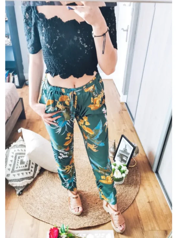 Femme * Pantalons^Pantalon Vert Chicago