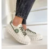 Femme No Name Baskets^Play Sneaker Dove/Tilleul-