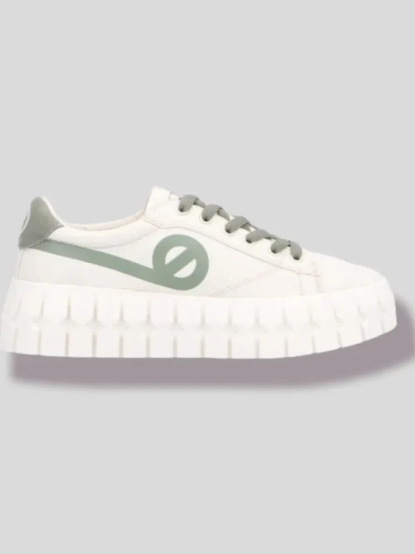 Femme No Name Baskets^Play Sneaker Dove/Tilleul-