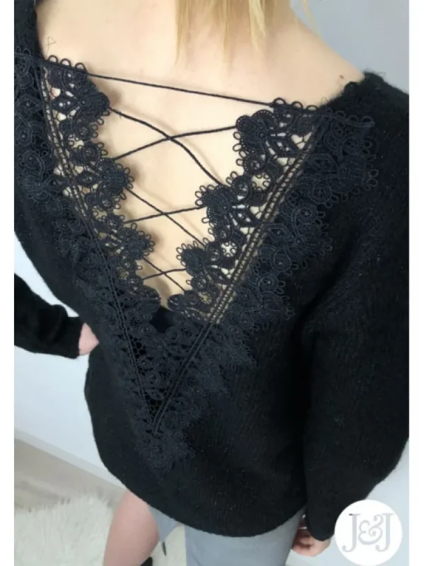 Femme * Pulls Et Gilets^Pull Dos Dentelle « Taipei »