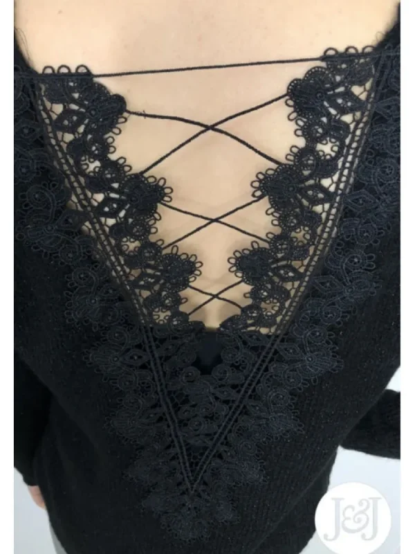 Femme * Pulls Et Gilets^Pull Dos Dentelle « Taipei »