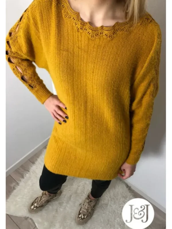 Femme * Pulls Et Gilets^Pull Oversize Moutarde Dijon