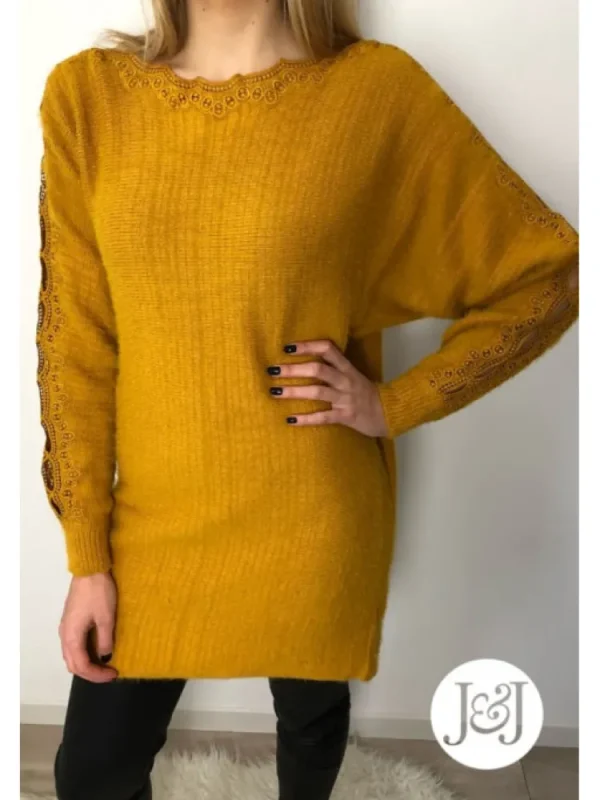 Femme * Pulls Et Gilets^Pull Oversize Moutarde Dijon