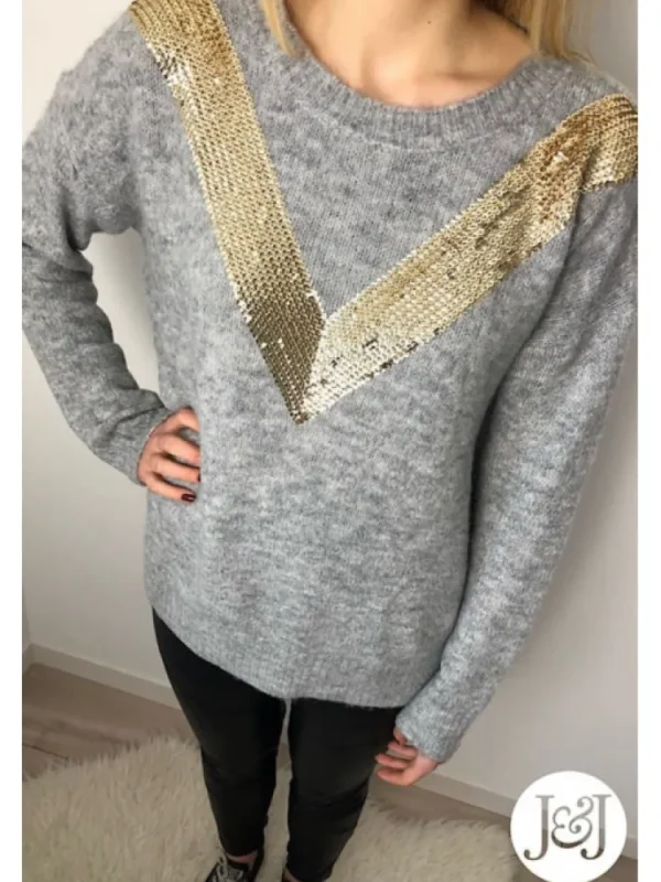 Femme * Pulls Et Gilets^Pull Triangle Sequins Bucarest