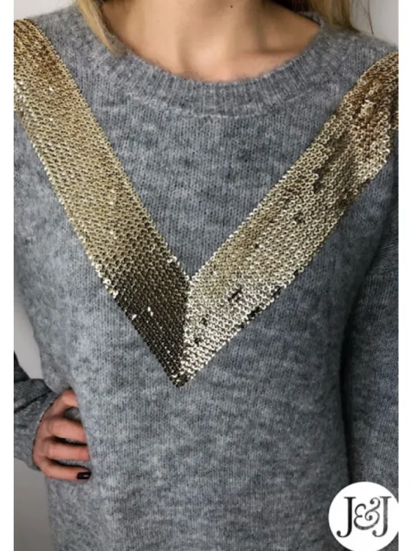 Femme * Pulls Et Gilets^Pull Triangle Sequins Bucarest