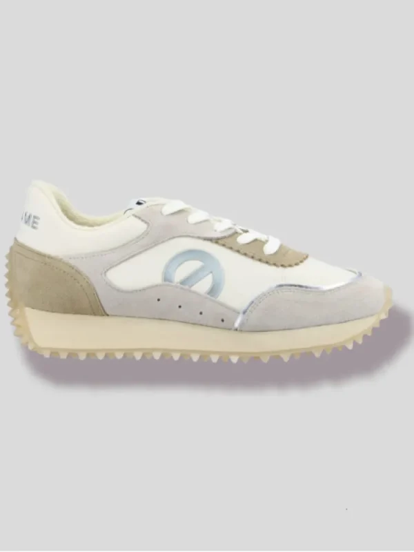 Femme No Name Baskets^Punky Jogger Dove/Sable-