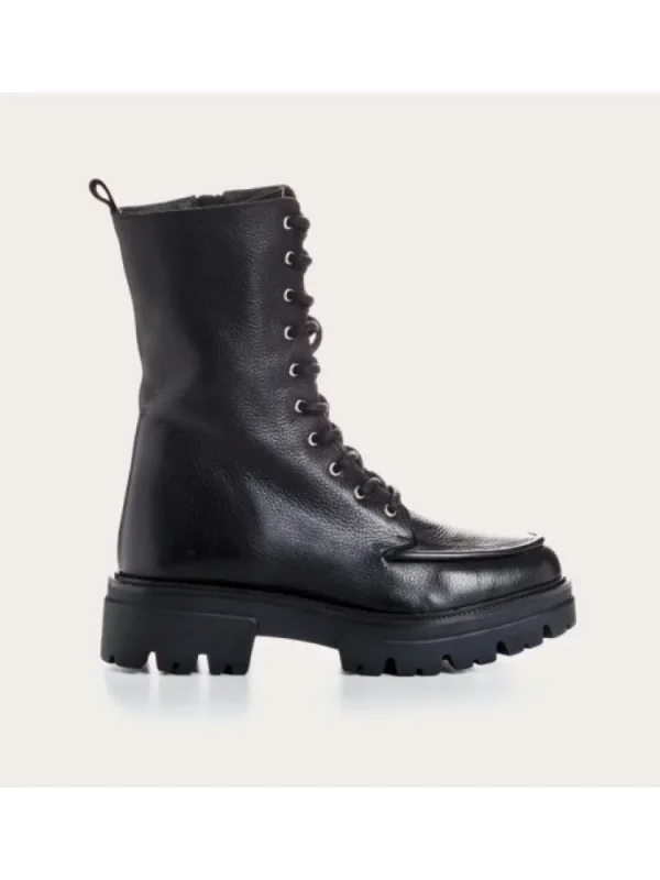 Femme Reqins Bottines^Rangers Dimitra Cuir Graine