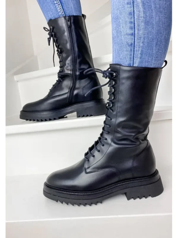 Femme Reqins Bottines^Rangers Evaelle Cuir