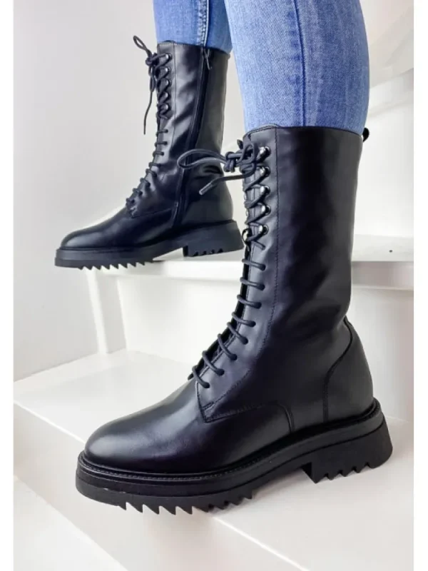 Femme Reqins Bottines^Rangers Evaelle Cuir