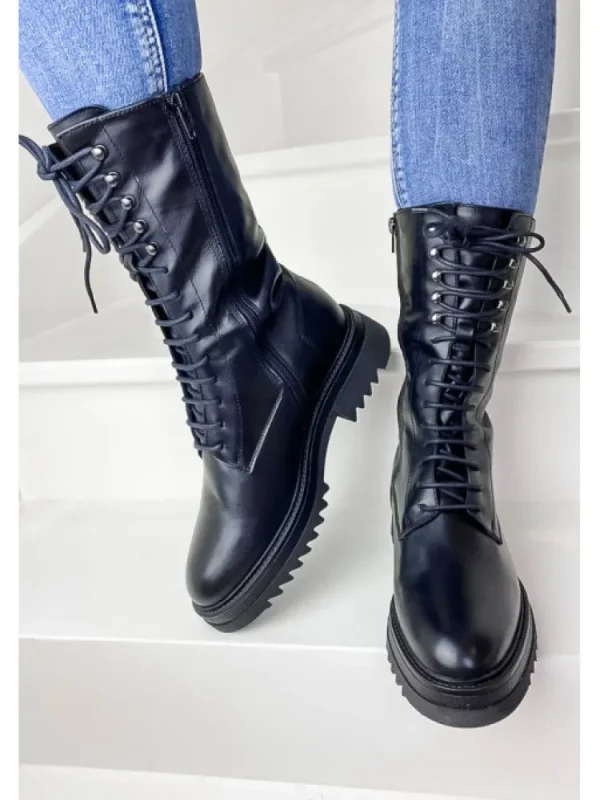 Femme Reqins Bottines^Rangers Evaelle Cuir