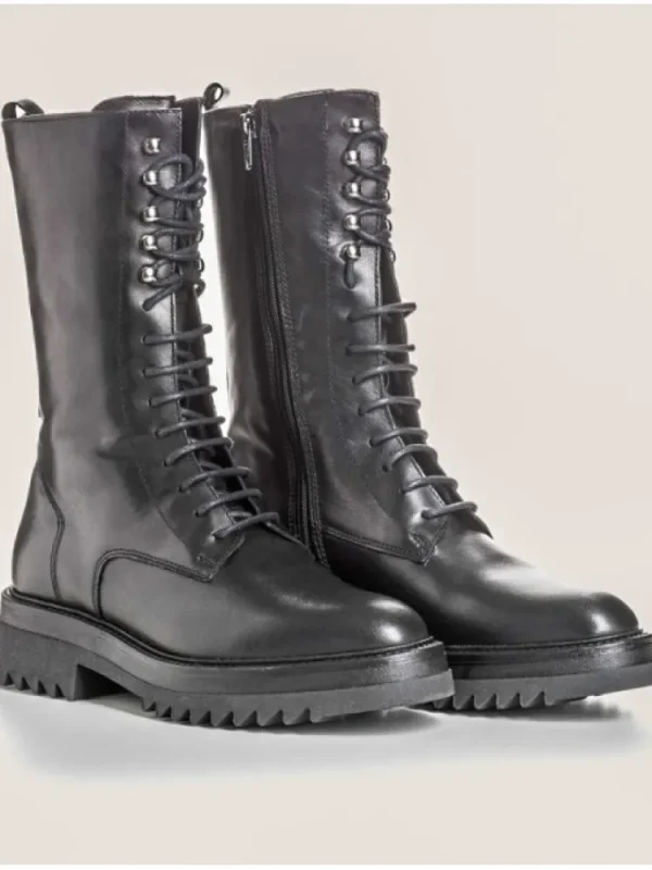 Femme Reqins Bottines^Rangers Evaelle Cuir